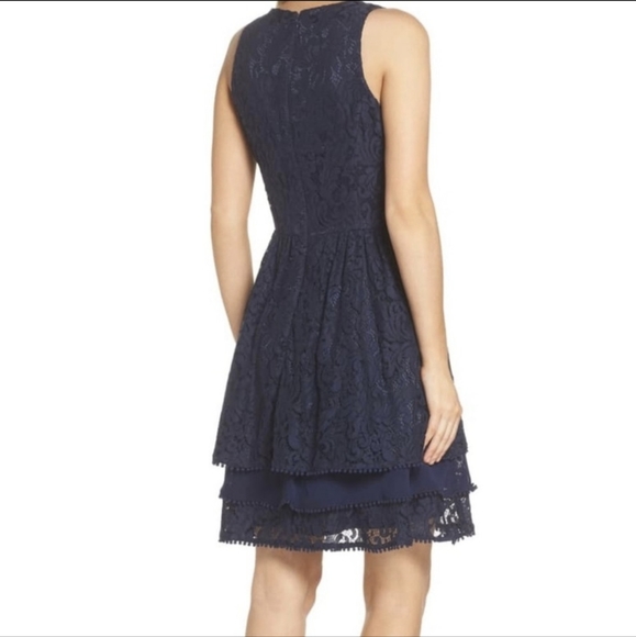 Eliza J Tiered Lace Dress - Picture 3 of 5